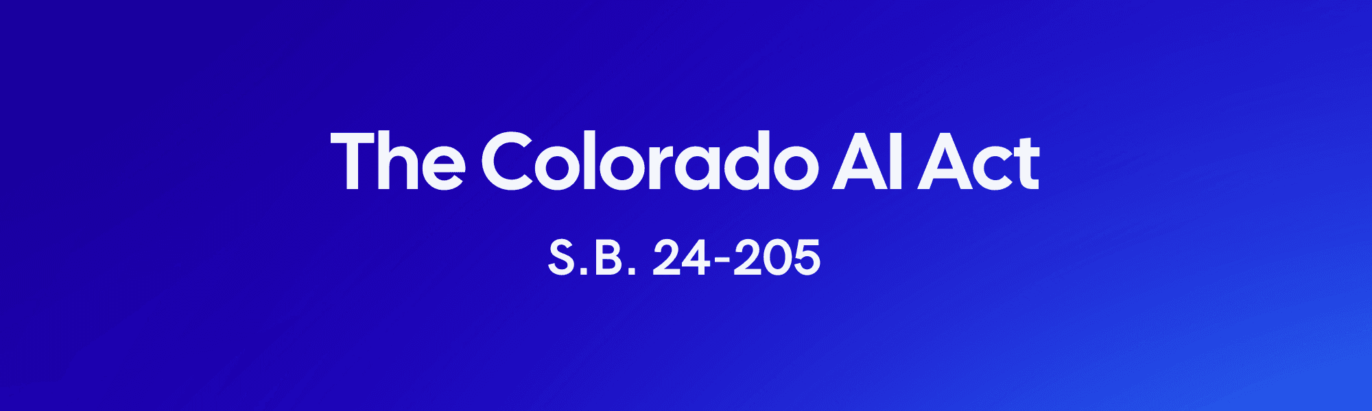 The Colorado AI Act